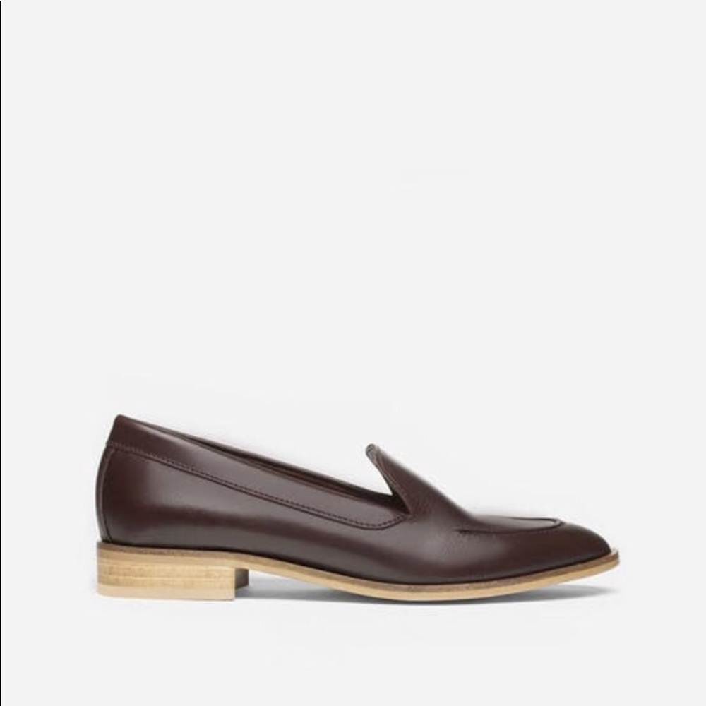 Everlane modern loafer in burgundy